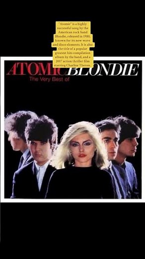 “Blondie’s Timeless Hit: Atomic (1979)”#Blondie #Atomic #DebbieHarry #1979 #MusicHistory