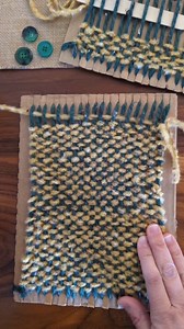 1.7M views · 13K reactions | Cardboard Loom Weaving Tutorial #easycrafts #kidcrafts #invitationtocreate #cardboardcraft | Studio Rosie | Facebook