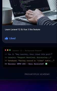 How Facebook Like Button Works? The magic of Real-time Data Handling | ProjuktiPlus Academy #vuejs