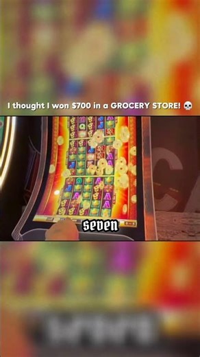 I thought I won $700 in a GROCERY STORE! 💀 #shorts