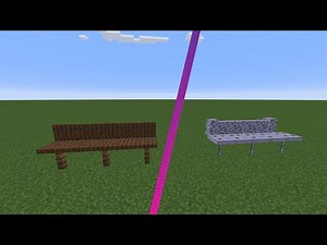 How to build a bench - Minecraft tutorial