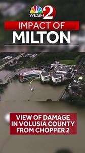 103K views · 573 reactions | Chopper 2 went up today to get a look at the aftermath of #hurricanemilton in Volusia County. Take a look at what Chopper 2 saw while in the air. (2/3) #hurricane #milton #weather #storm #stormtrack #volusia | WESH 2 News | Facebook