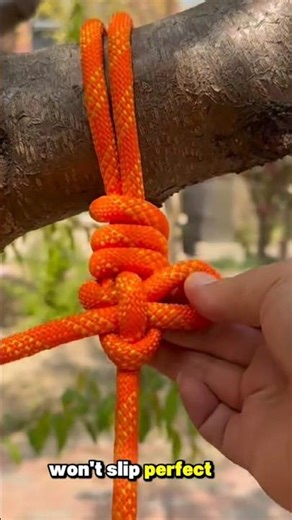 Simple Knot That NEVER Slips 🔥 (Must Know Trick!) #knot