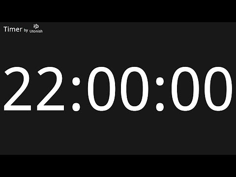 22 Hour Countdown Timer