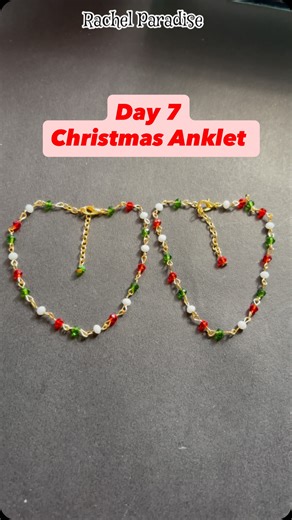 Rachel Paradise on Instagram: "🎅🏻Day 7: Christmas Ankle making idea 🧚🏻‍♀️🎄"