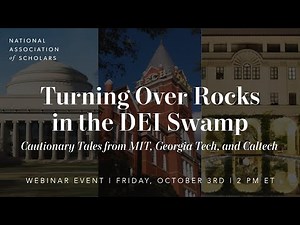 Turning Over Rocks in the DEI Swamp