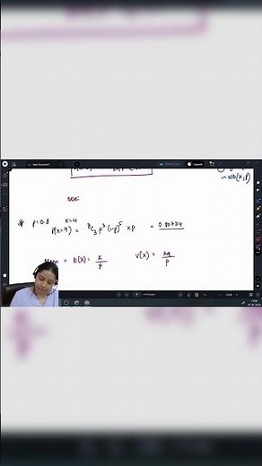 Mean of Negative Binomial Distribution