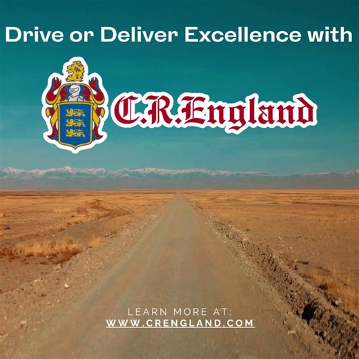 #DriveCRE or #DeliverExcellence with us today! Learn more at www.crengland.com! 🔎 #CREngland #Trucking #FreightSolutions #Shipping | C.R. England