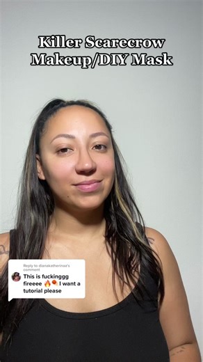 Killer Scarecrow Halloween Makeup and DIY Mask Tutorial