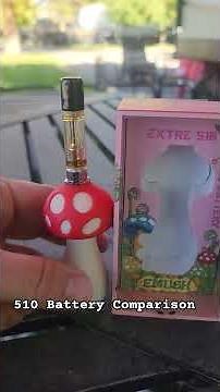 Lookah Bear vs EMush Comparison 510 Battery Review