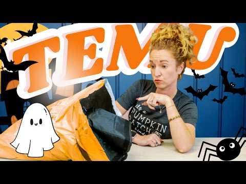 Huge TEMU Halloween Haul 👻 $175+ of items!!!