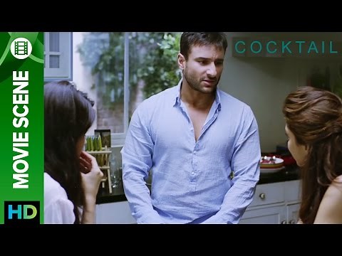 Saif and Diana confesses to Deepika | Movie Scene | Cocktail
