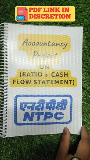 Accountancy Project File Class 12th (NTPC) #project #viral #trending #schoolproject