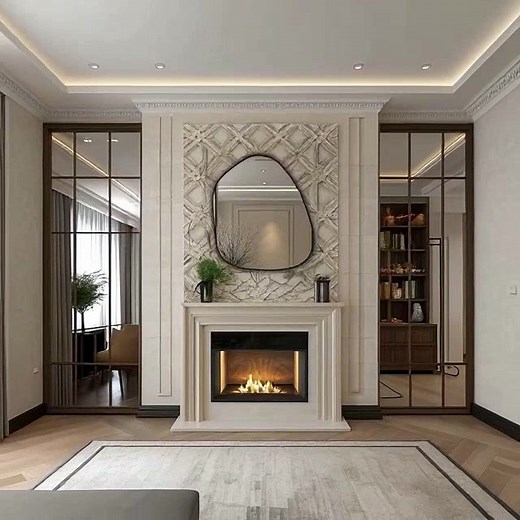 ✨ Freya Selene Wall Mirror ✨ Where art meets reflection. With its flowing asymmetrical form and sleek black edge, Selene transforms any wall into a sculptural statement. Set above a fireplace or console, it captures light, movement, and the quiet elegance of modern living. Not just a mirror — an expression of form, balance, and individuality. #FreyaFurniture #FreyaMirrors #SeleneMirror #WallMirror #ModernDecor #HomeInspiration #ArtisticDesign | Freya Furniture