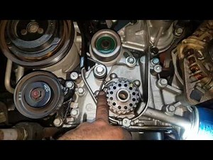 Hyundai Getz timing belt alternator bracket water pump timing belt tensioner spring