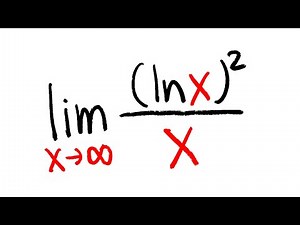 Q118, limit of (ln(x))^2/x as x goes to infinity, L'Hospital's Rule