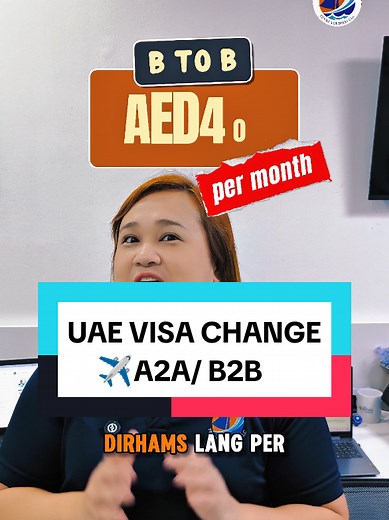 UAE Visa Change Options: A2A and B2B Explained