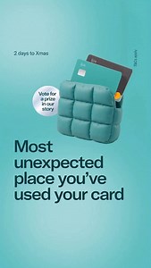 💸 GIVEAWAY TIME 💸 What weird and wonderful place did your N26 card take you this year? Go on — impress us. 💳 Best answer wins! 👇 How to enter 👇 1. Follow us on Instagram @N26 2. Tell us where you tapped your N26 card this year 3. Tag a friend so they can also take part ✨Eligible answers will be shortlisted, then a winner randomly selected ⁣ ✨Winners announced via a reply to your comment⁣ 📆 Giveaway period 📆 December 16 – December 25 ⁣ You can vote in our Instagram story — the daily prize 