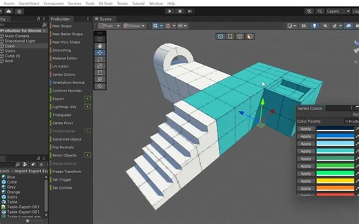 iBlender中文版插件Level Builder 教程Blender 用户的 Unity ProBuilder Blender