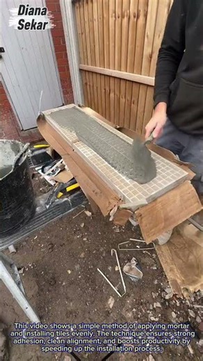 Perfect Tile Installation Trick | Fast & Neat Finishing Process