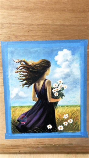 Oil Pastel Drawing for Beginners #artlovers #satisfying #art