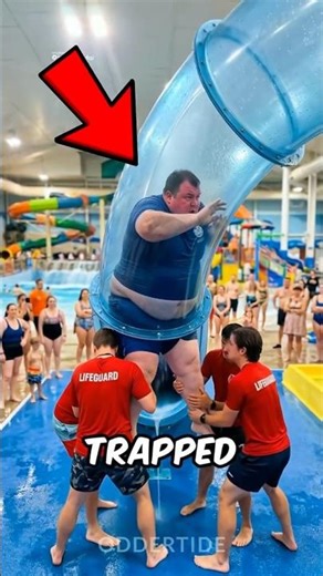 Stuck in a Water Slide! This Saves You 😱💧