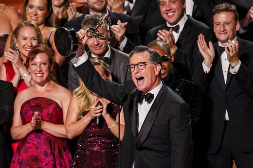 The poignant lesson at the heart of Stephen Colbert's Emmy speech