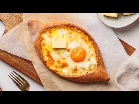 Adjarian Khachapuri Recipe (Georgia's Famous Cheese Bread)