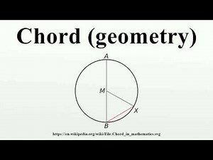 Chord (geometry)