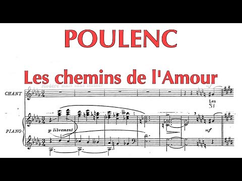 Poulenc - Les Chemins de l’amour [solo piano]