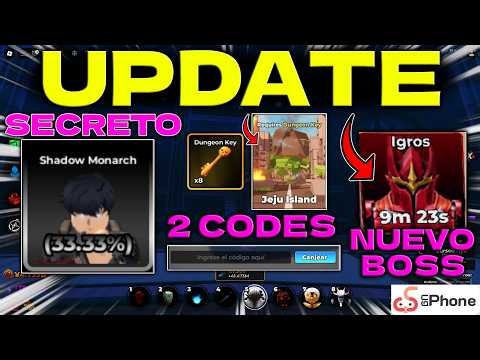 🚨UPDATE 2 ANIME FIGHTING SIMULATOR CODES ROBLOX (DUNGEON) SUNG JIN WOO