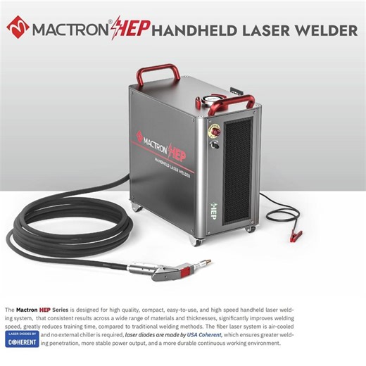 Mactron Tech | 🔥 Mactron HEP: 4-in-1 Handheld Laser Welder. Video drop → witness the magic: ✅ Laser Welding ✅ Laser Cleaning ✅ Pre/Post Weld Cleaning ✅... | Instagram