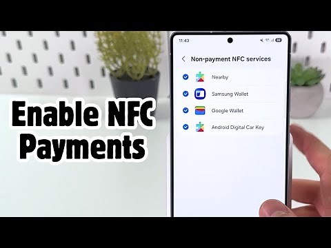Samsung Galaxy S25 Ultra Guide - Enabling NFC and Contactless Payments