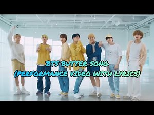BTS Butter Song💜 Performance Video With Lyrics #bts
