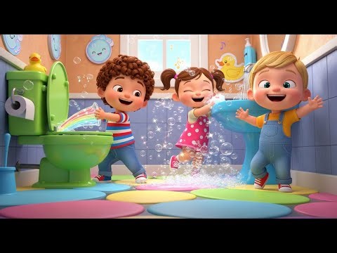 Potty Time Song – Who Runs First | Fun Kids Song | Healthy Habits Nursery Rhyme 🚽🎵