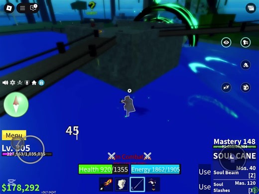 Smoke Fruit PvP Battles in Blox Fruits