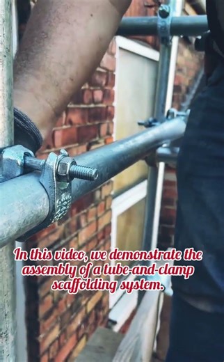 Precision Scaffolding: Securing Right-Angle Couplers with Impact Wrench
