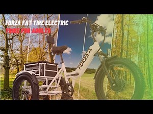 FORZA Fat Tire Electric Trike for Adults