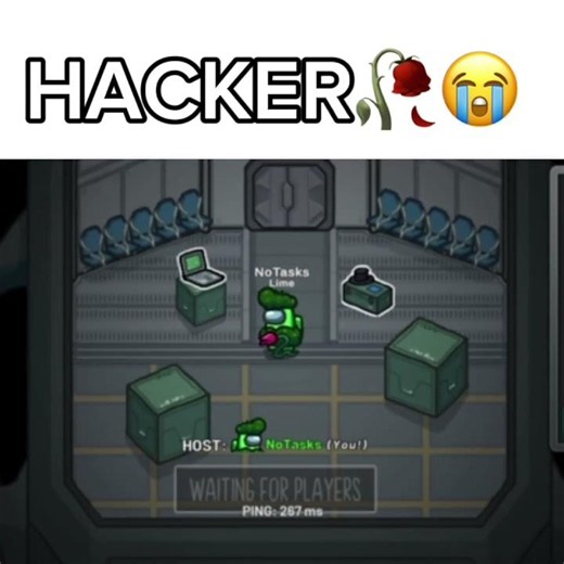 😱A Hacker Joined My Among Us Lobby #AmongUs #Hacker #Gaming #FunnyMoments #iOSGaming