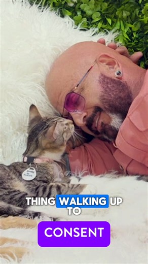 When we talk about building trust with cats, we have to talk about consent. Reaching out to pet a cat before they’ve chosen you can feel intrusive to them. Cats communicate through scent. Offering something that smells like you (like the earpiece of your glasses) gives them a safe way to gather information first. If they lean in and boop? That’s their version of “nice to meet you.” How does your cat prefer to say hello to new people: nose boop, head bump, slow blink… or from across the room? Lea