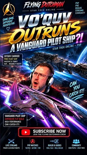 THIS OUTRUNS a Vanguard Pilot Ship?! 😳 Star Trek Online PvP #sto #gaming #startrekonline #pvp