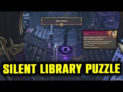 Silent Library Puzzle Solution - Baldur's Gate 3