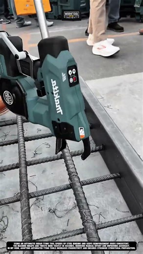 Rebar Tying Tool Using Automatic Steel Binder | best for Fast Reinforcement Work #tool