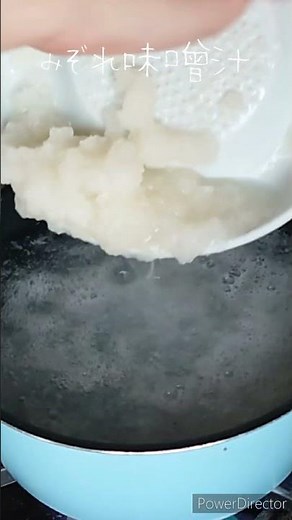 【簡単料理】大根おろしのみぞれ味噌汁♡#shorts