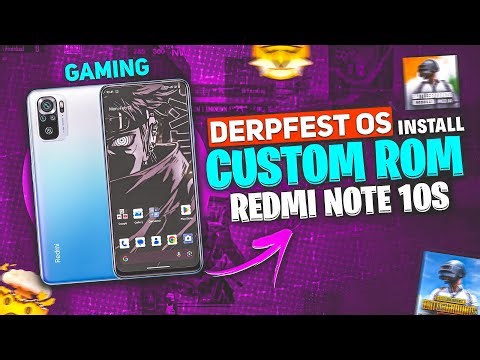 ✅ Install Derpfest OS on Redmi Note 10S | Best Custom ROM for Gaming & Performance Boost