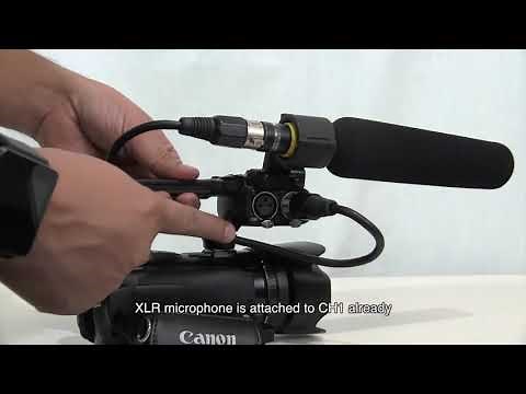 Recording Audio with the Canon XA-10
