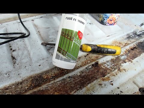 How to remove rust and corrosion from your vans floor with HG Rust Remover for Metal