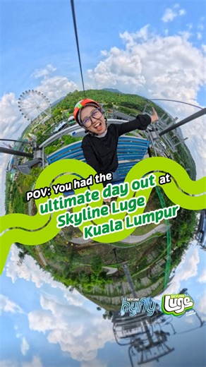 Ever wondered what Skyline Luge Kuala Lumpur looks like through a 360 camera*? 👀 From your first ticket scan to the Skyride, down the Luge tracks, soaring on Hyfly, and that final Freefall jump — every twist, turn and flight captured in one smooth spin. 🏎️🪽 Captured on the Insta360 X5, every thrilling moment comes to life from every angle imaginable. *Disclaimer: All actions shown are for creative purposes only. The use of handheld recording devices are strictly prohibited on the Luge and Hyf