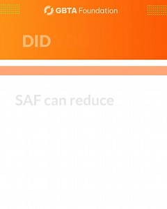🌍 Did you know that sustainable aviation fuel (SAF) can cut total carbon emissions by as much as 80% over its lifetime compared to regular jet fuel? Yet, according to the GBTA Acceleration Challenge survey, only 12% of companies have purchased SAF certificates in 2024. Why? Budget constraints, complexity, and lack of awareness. That’s why GBTA Foundation launched SAF Corporate Connect—a new hub to help corporate travel leaders take action. Learn more at our upcoming webinar: “The SAF Playbook” 