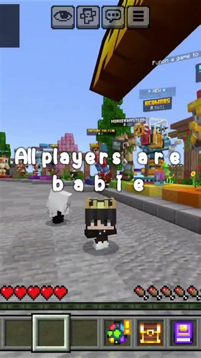 minecraft baby 🐥 player mod for bedrock edition #minecraft #gaming 🔥